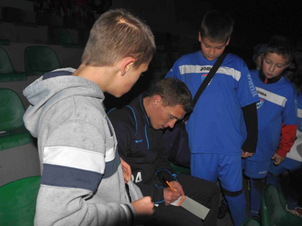 Trening Macieja Iwańskiego z zawodnikami Górnika Libiąż - 6.11.2013 r.