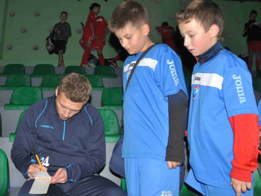 Trening Macieja Iwańskiego z zawodnikami Górnika Libiąż - 6.11.2013 r.