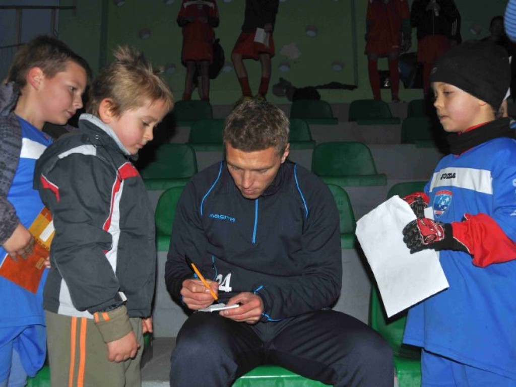 Trening Macieja Iwańskiego z zawodnikami Górnika Libiąż - 6.11.2013 r.