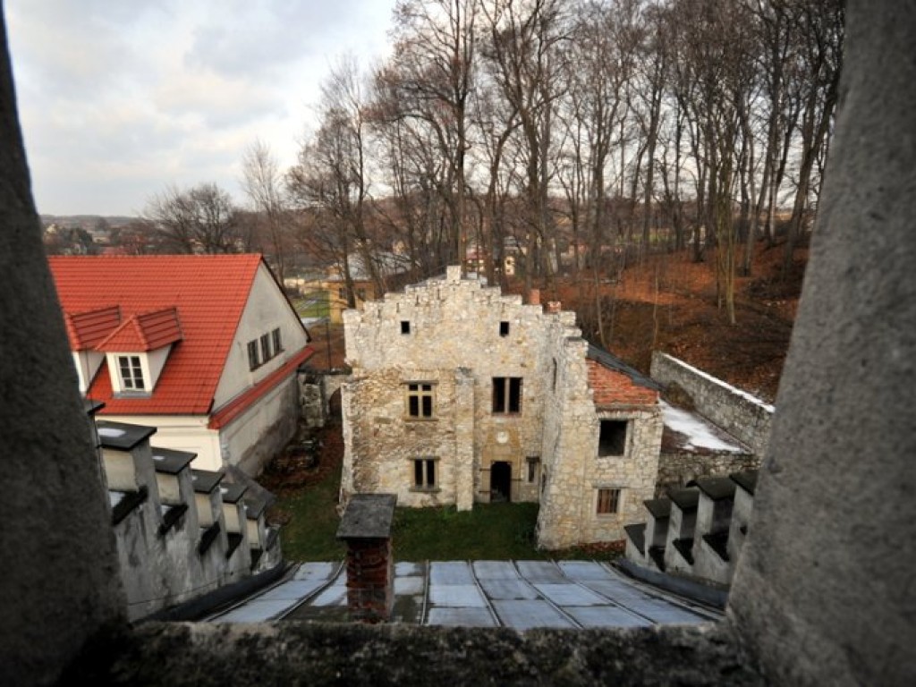 Pałac w Młoszowej widziany inaczej - grudzień 2013 r.