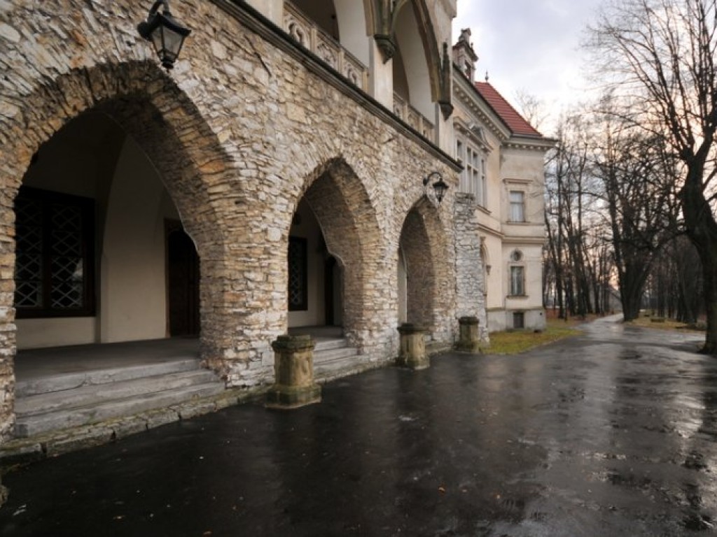 Pałac w Młoszowej widziany inaczej - grudzień 2013 r.