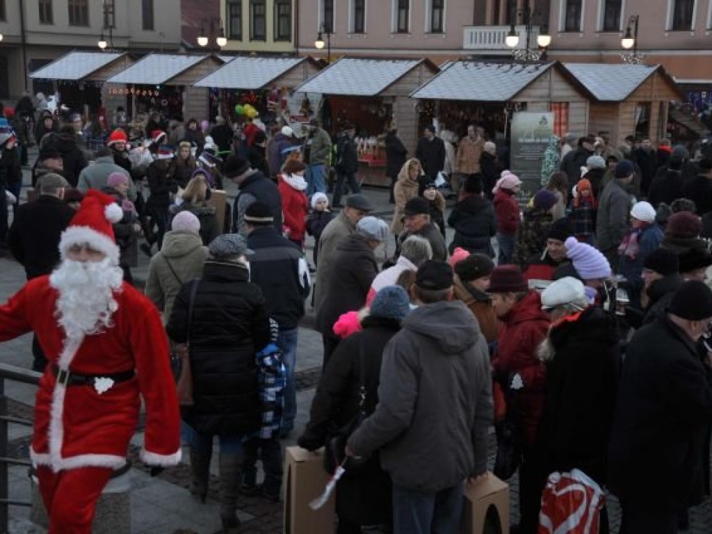 Wigilia na trzebińskim Rynku - 14.12.2013 r.