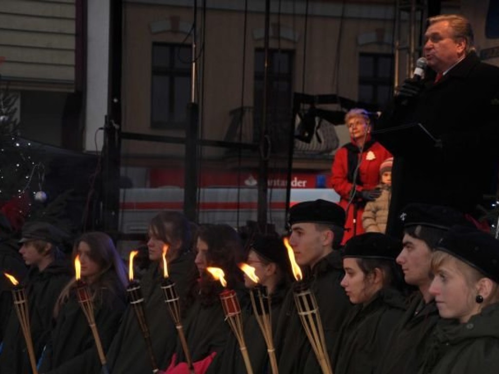 Wigilia na trzebińskim Rynku - 14.12.2013 r.