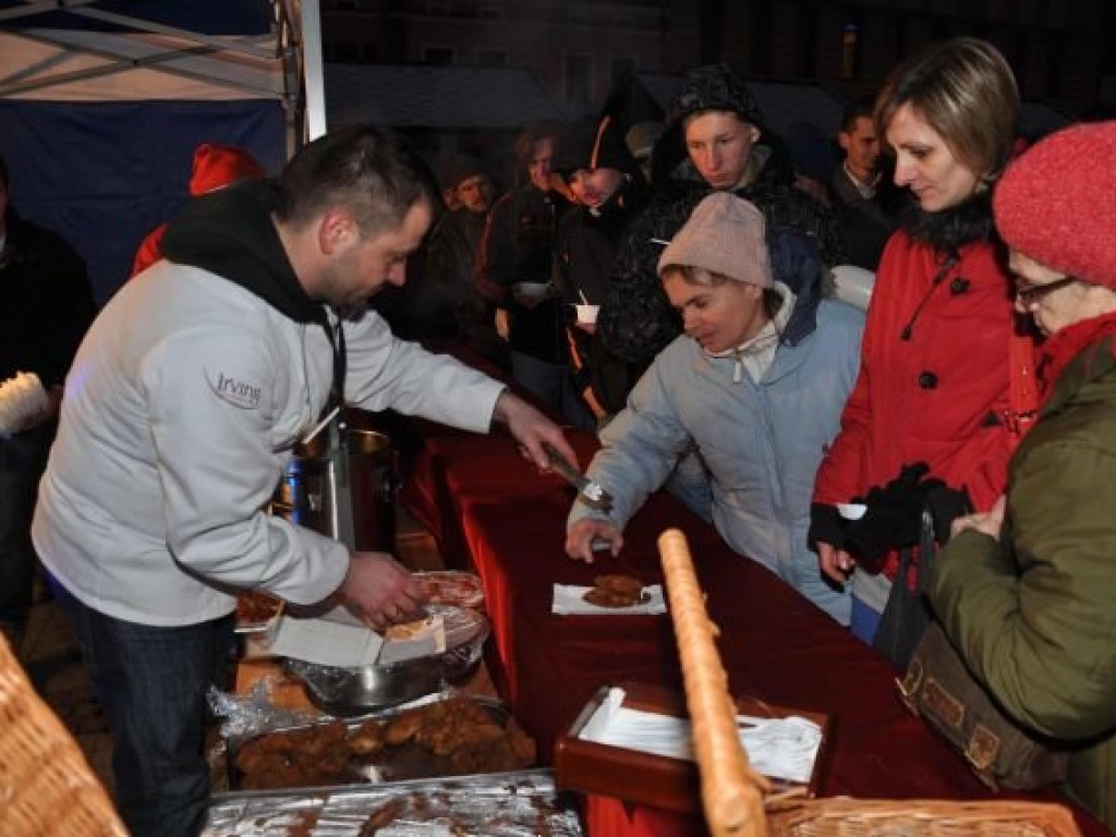 Wigilia na trzebińskim Rynku - 14.12.2013 r.