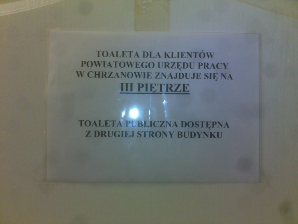 CHRZANÓW. W urzędzie pracy byłem, wszystko widziałem