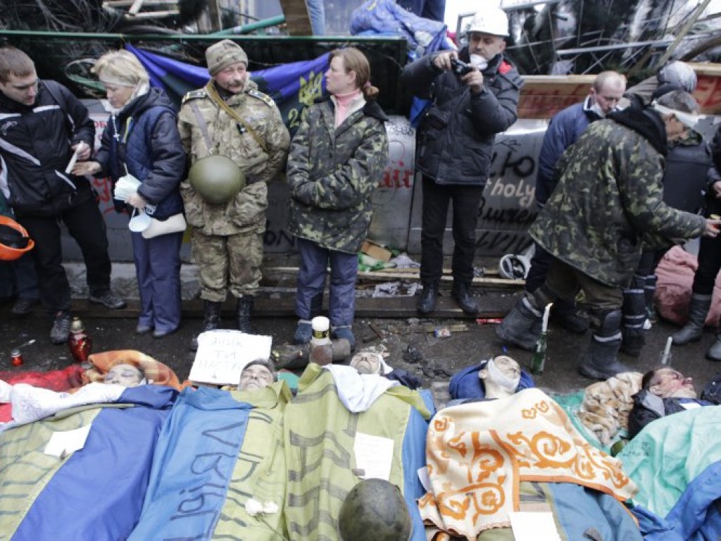 Obrońcy Majdanu i krwawy czwartek - 20.02.2014 r. - w Kijowie