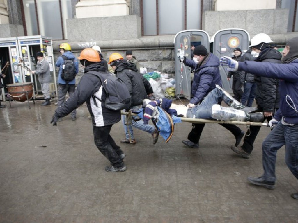 Obrońcy Majdanu i krwawy czwartek - 20.02.2014 r. - w Kijowie