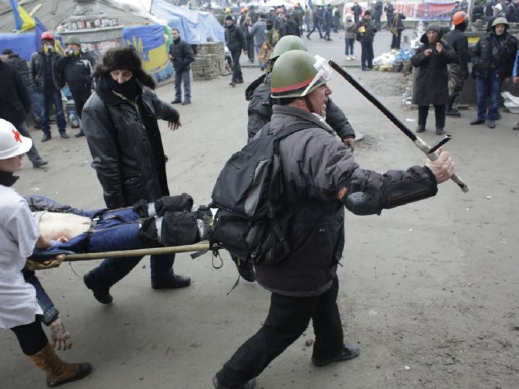 Obrońcy Majdanu i krwawy czwartek - 20.02.2014 r. - w Kijowie