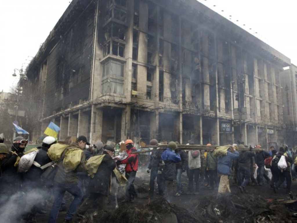 Obrońcy Majdanu i krwawy czwartek - 20.02.2014 r. - w Kijowie