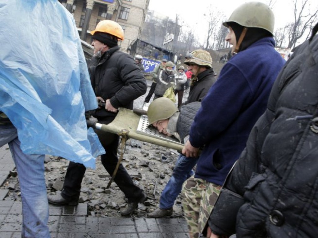 Obrońcy Majdanu i krwawy czwartek - 20.02.2014 r. - w Kijowie