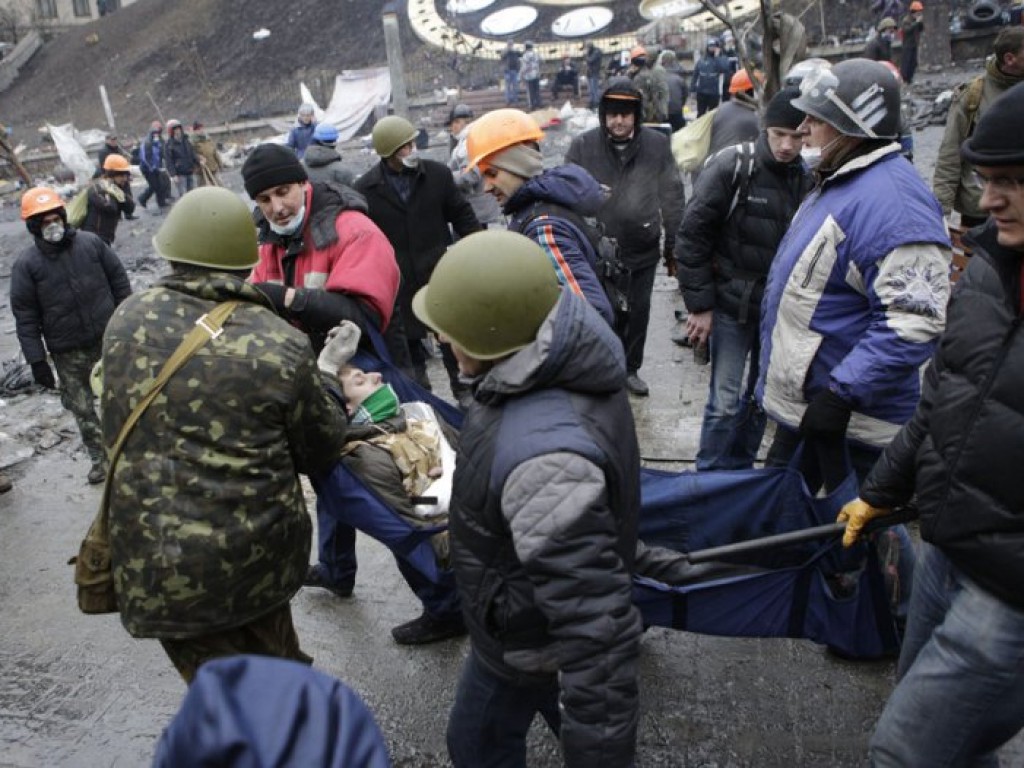 Obrońcy Majdanu i krwawy czwartek - 20.02.2014 r. - w Kijowie