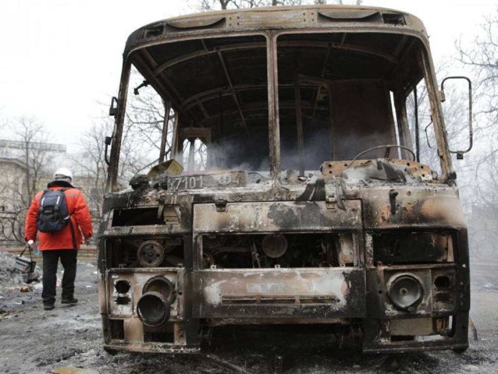 Obrońcy Majdanu i krwawy czwartek - 20.02.2014 r. - w Kijowie