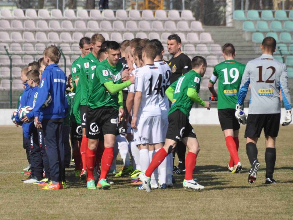 Mecz I ligi GKS Tychy - Arka Gdynia - 09.03.2014 r.