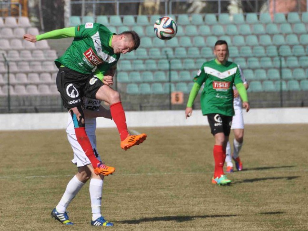 Mecz I ligi GKS Tychy - Arka Gdynia - 09.03.2014 r.