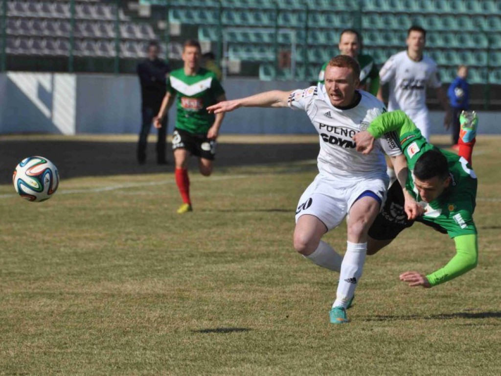 Mecz I ligi GKS Tychy - Arka Gdynia - 09.03.2014 r.
