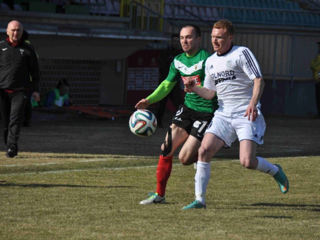 Mecz I ligi GKS Tychy - Arka Gdynia - 09.03.2014 r.
