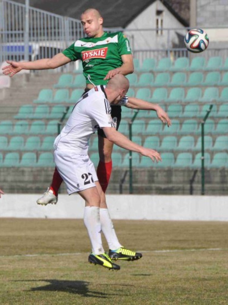 Mecz I ligi GKS Tychy - Arka Gdynia - 09.03.2014 r.