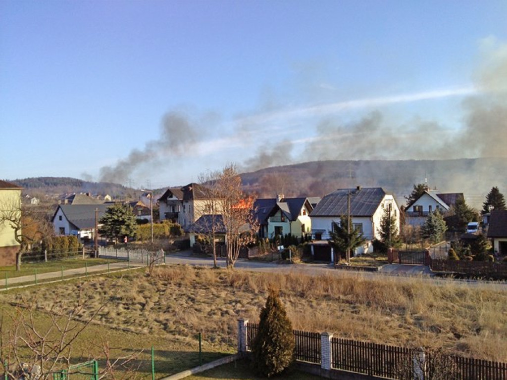 Pożar w Zagórzu