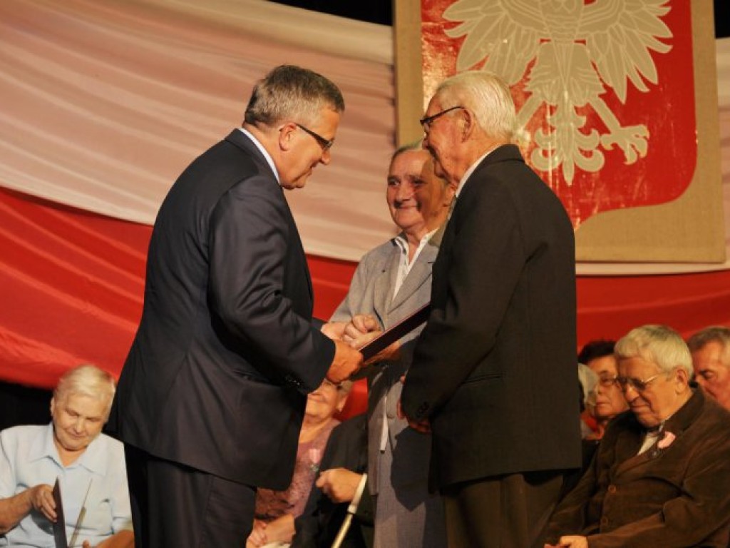 Wizyta prezydenta RP Bronisława Komorowskiego w Chełmku - 16.08.2014 r.