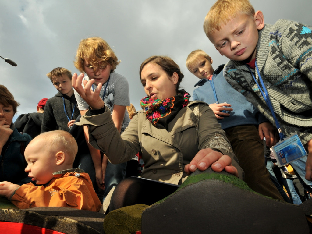 Piknik geologiczny przy Gimnazjum nr 1 w Trzebini