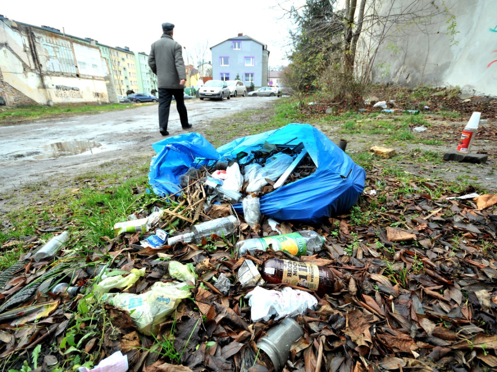 Śmietnisko w stolicy powiatu tuż przed świętami