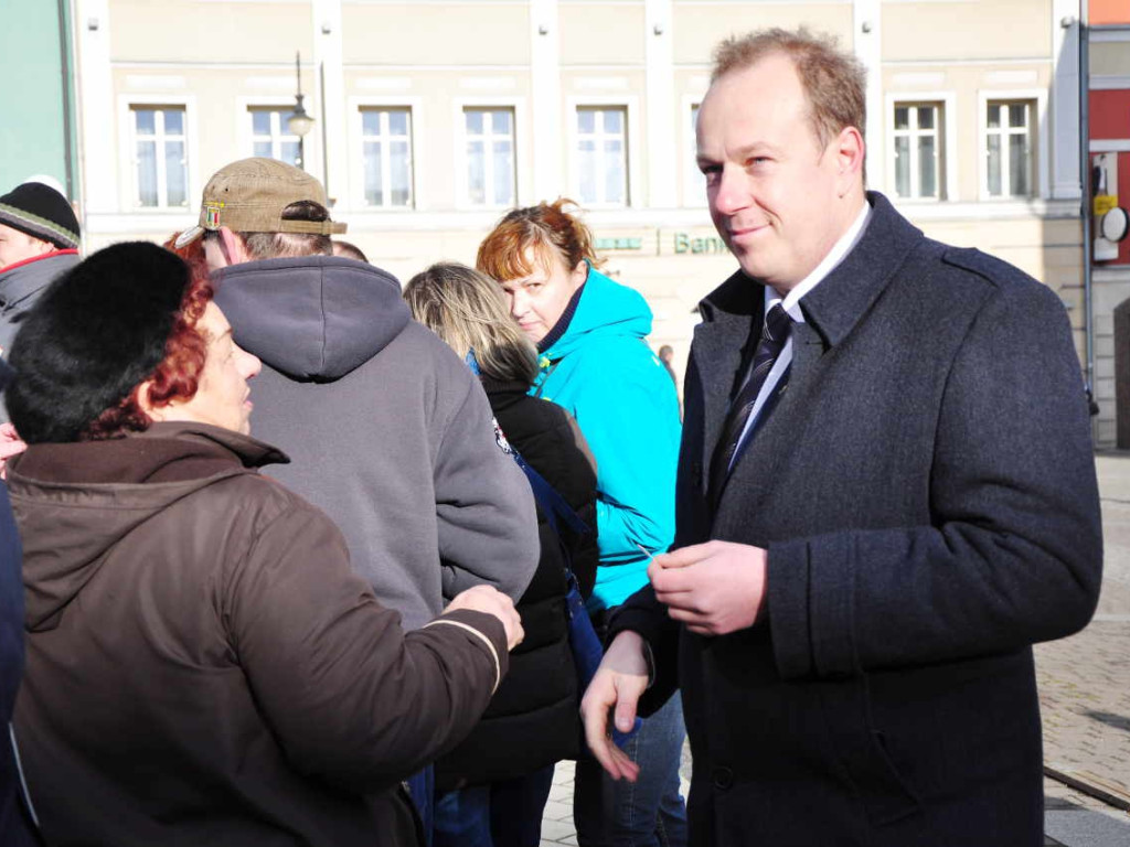 Wigilie na rynku w Chrzanowie i Trzebini