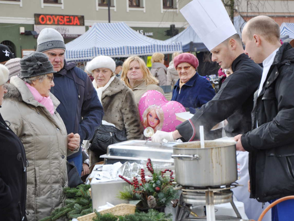Wigilie na rynku w Chrzanowie i Trzebini