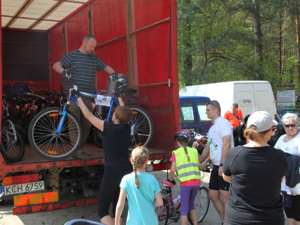 Rekreacyjny Rajd Rowerowy Kraków -Trzebinia 25.04.2015 r.