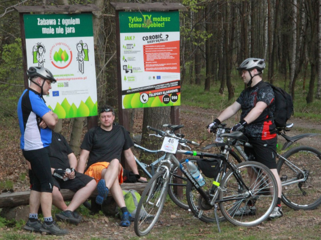 Rekreacyjny Rajd Rowerowy Kraków -Trzebinia 25.04.2015 r.