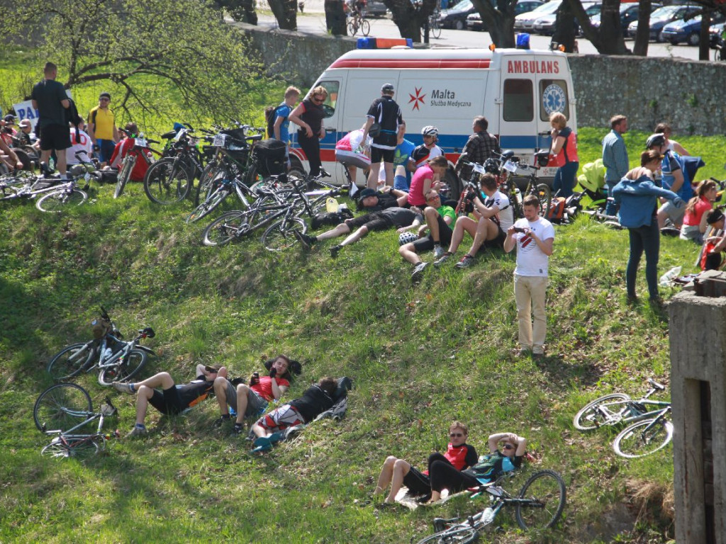 Rekreacyjny Rajd Rowerowy Kraków -Trzebinia 25.04.2015 r.