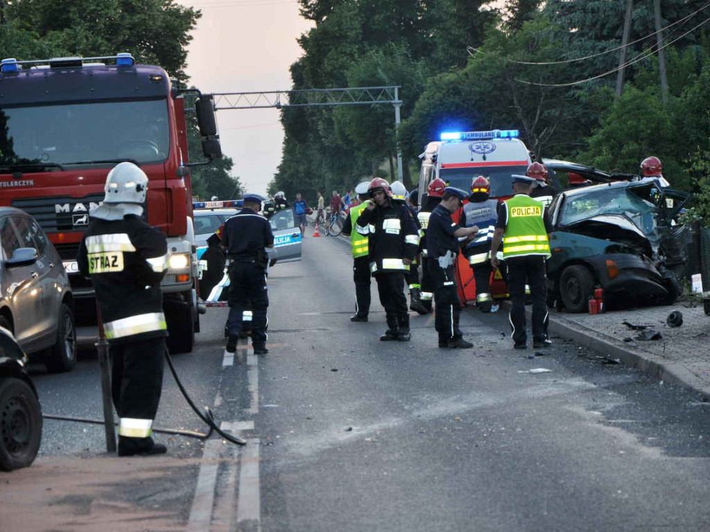Wypadek na drodze krajowej nr 79 między Dulową i Młoszową - 11.06.2015