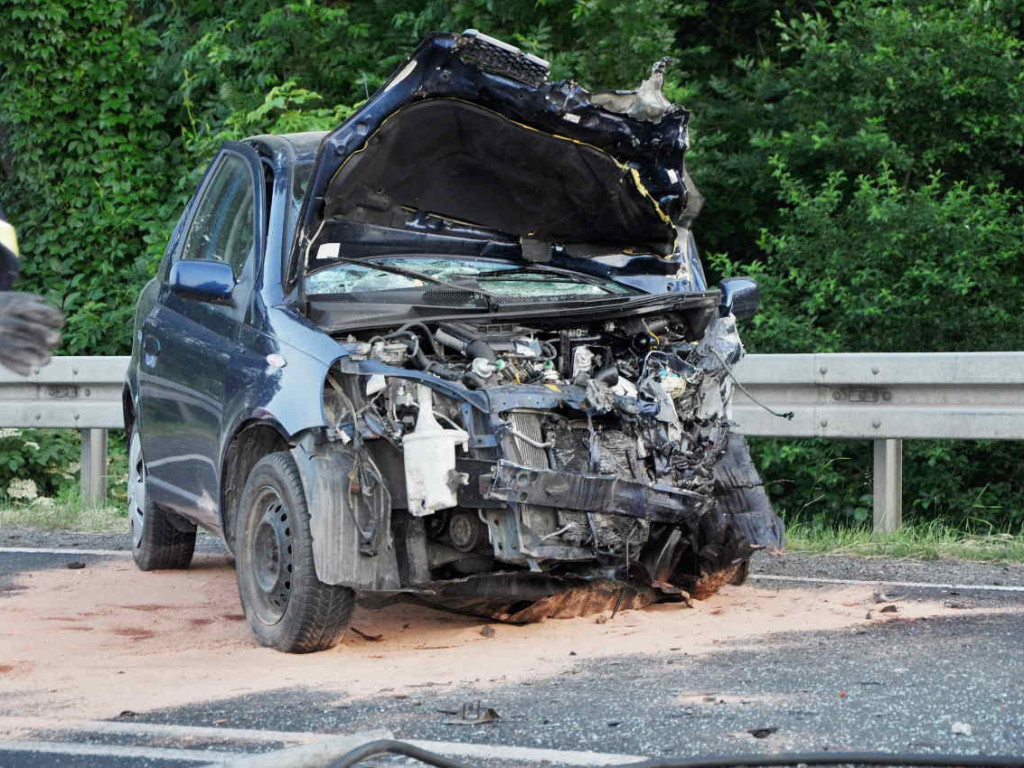 Wypadek na drodze krajowej nr 79 między Dulową i Młoszową - 11.06.2015