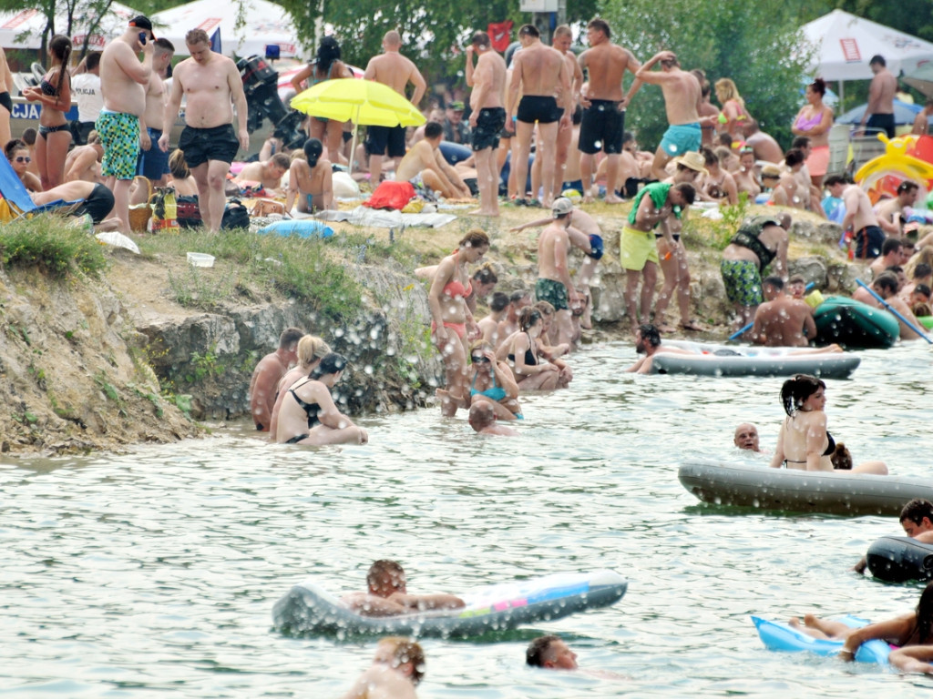 Tysiące osób nad Balatonem w Trzebini – 5.07.2015 r.