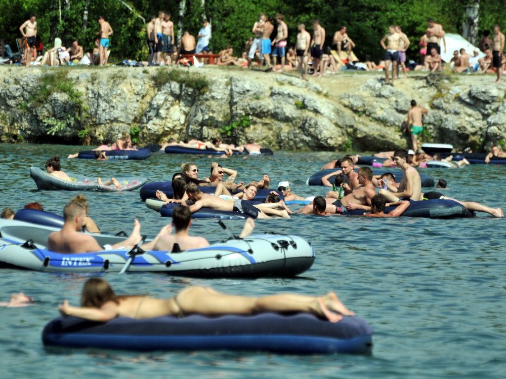 Tysiące osób nad Balatonem w Trzebini – 5.07.2015 r.