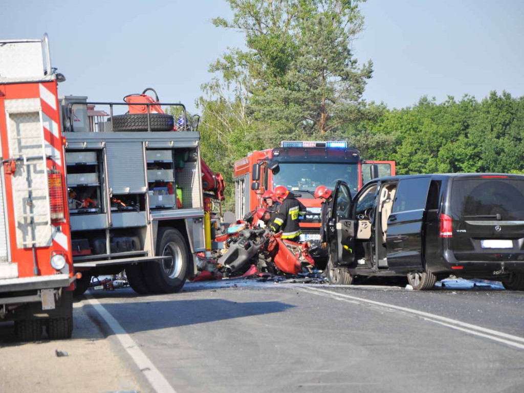 Śmiertelny wypadek na drodze wojewódzkiej nr 933 w Libiążu - 7.07.2015