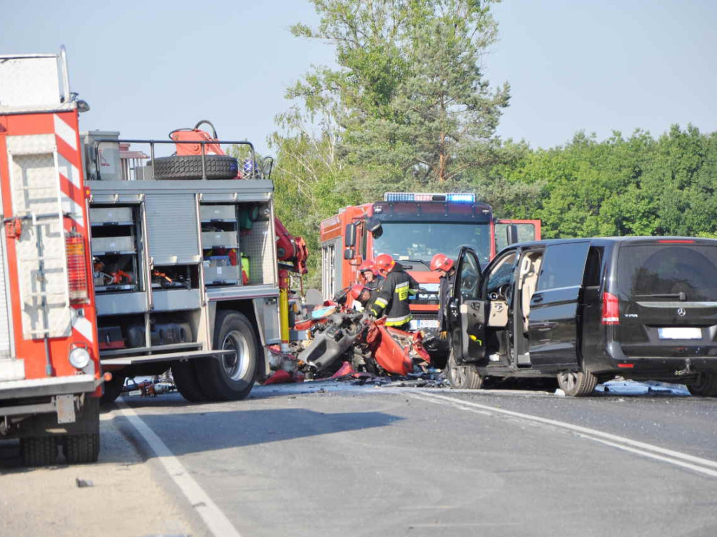 Śmiertelny wypadek na drodze wojewódzkiej nr 933 w Libiążu - 7.07.2015