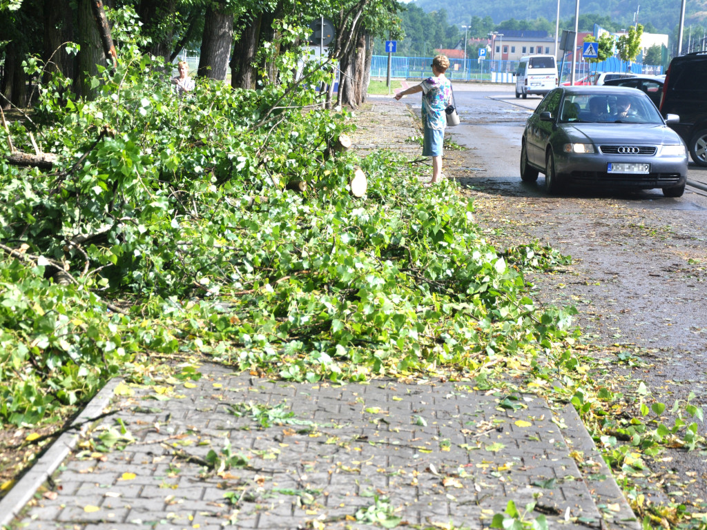Skutki nawałnicy na ziemi chrzanowskiej - 8.07.2015