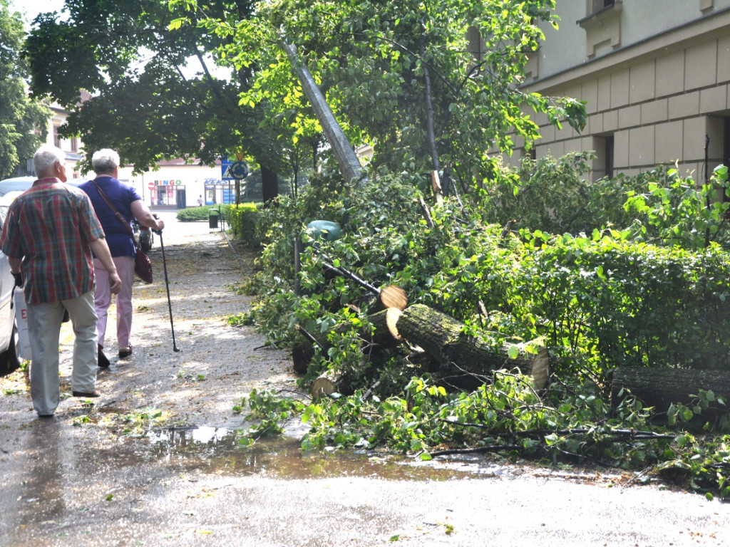 Skutki nawałnicy na ziemi chrzanowskiej - 8.07.2015