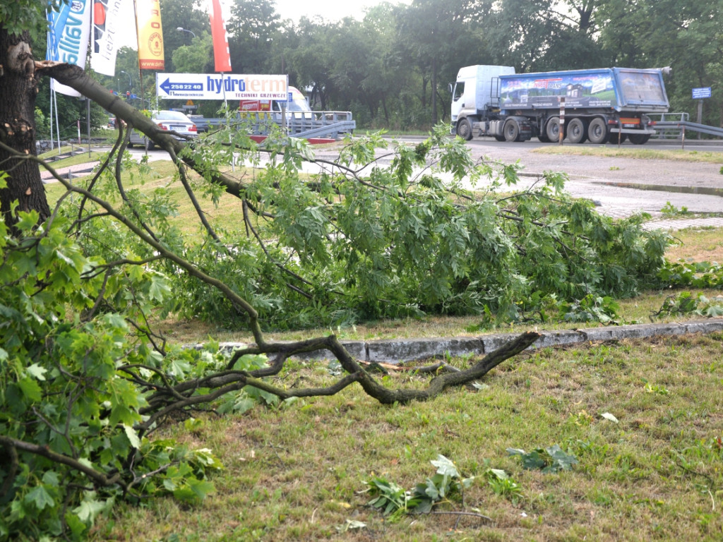 Skutki nawałnicy na ziemi chrzanowskiej - 8.07.2015