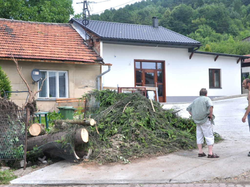Skutki nawałnicy na ziemi chrzanowskiej - 8.07.2015