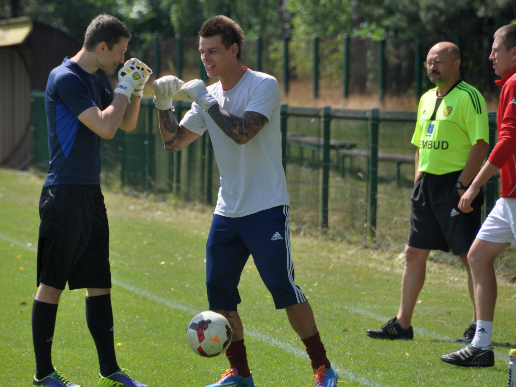 Mecz sparingowy MKS Trzebinia-Siersza - Iskra Pszczyna - 11.07.2015 r.