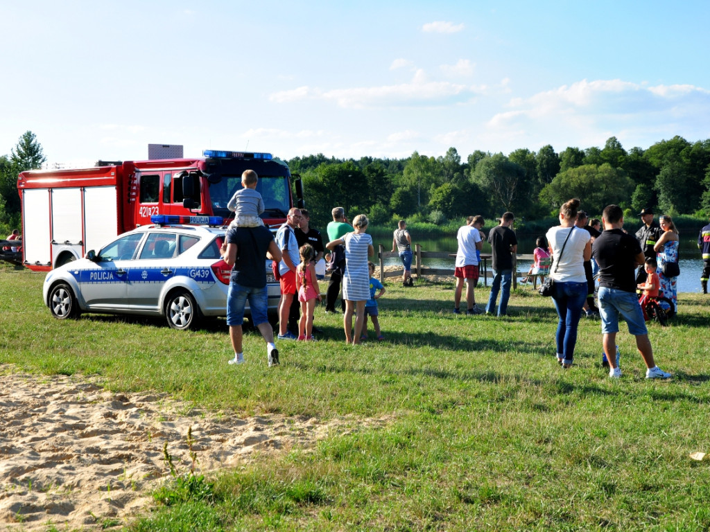 Akcja poszukiwawcza nad Gliniakiem w Bolęcinie - 26.07.2015