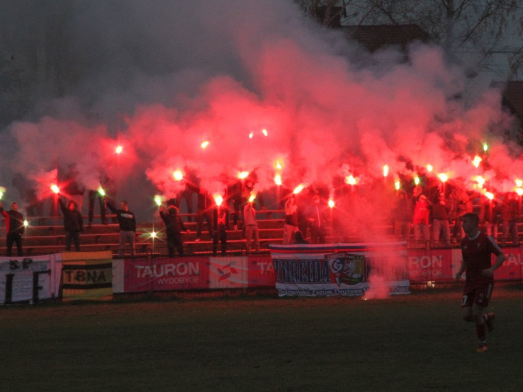 Mecz Górnik Libiąż - Górnik Zabrze z okazji 70-lecia libiąskiego klubu - 11.11.2015 r.