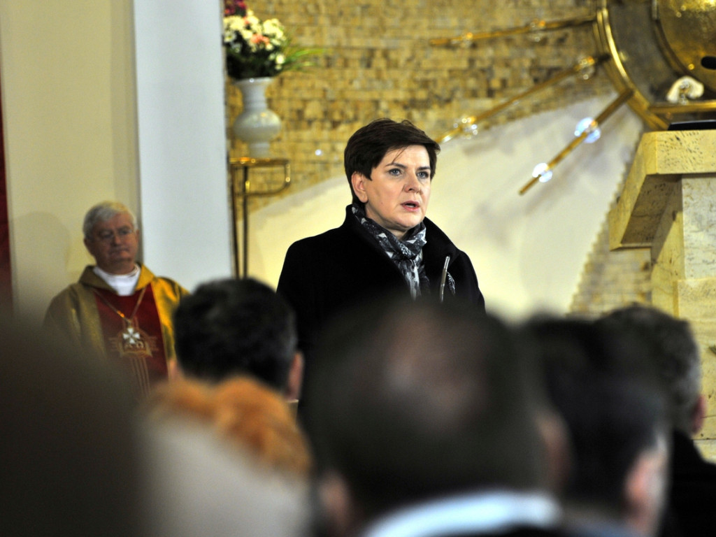 Premier Beata Szydło na Barbórce w Libiążu 4.12.2015