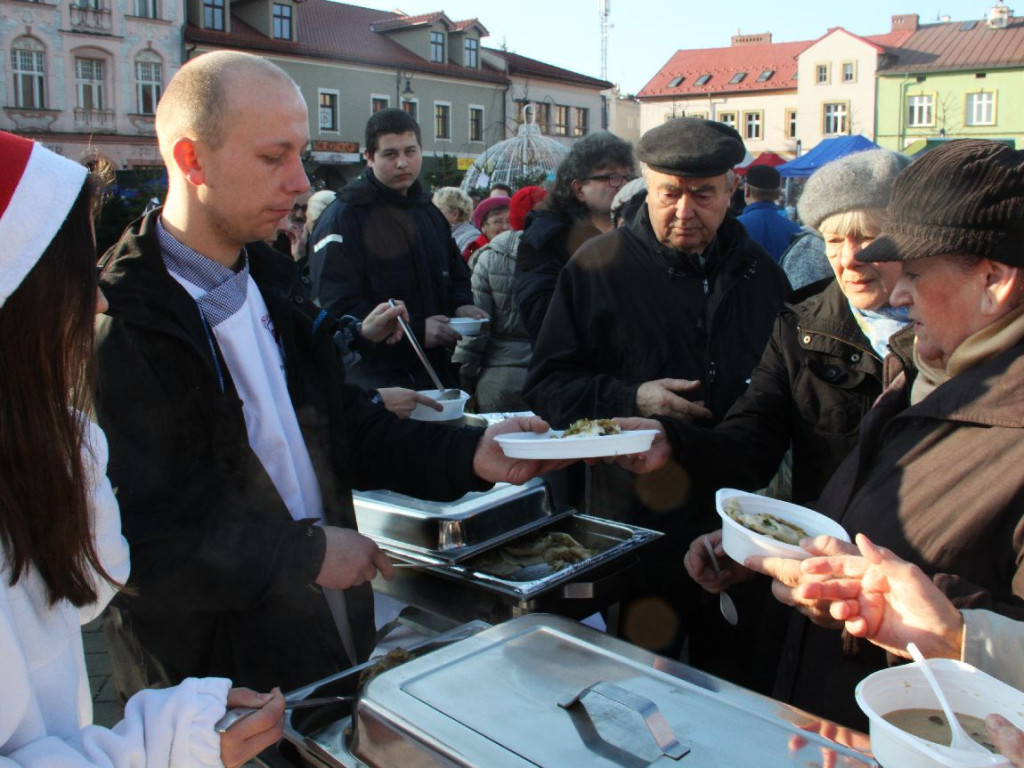 Spotkanie wigilijne na Rynku w Chrzanowie - 19.12.2015 r.