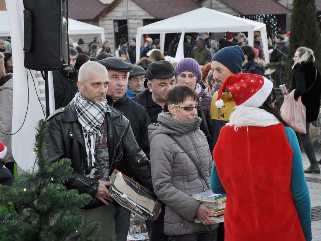 Wigilia na Rynku w Trzebini