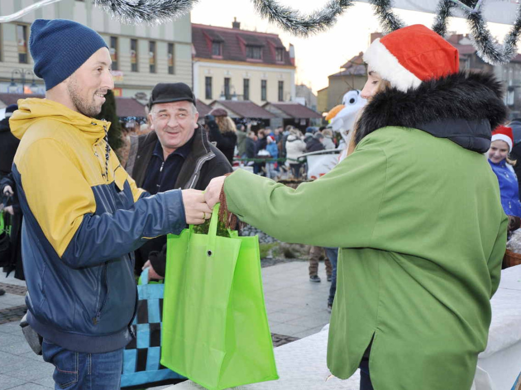Wigilia na Rynku w Trzebini