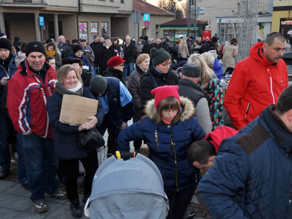 Wigilia na Rynku w Trzebini