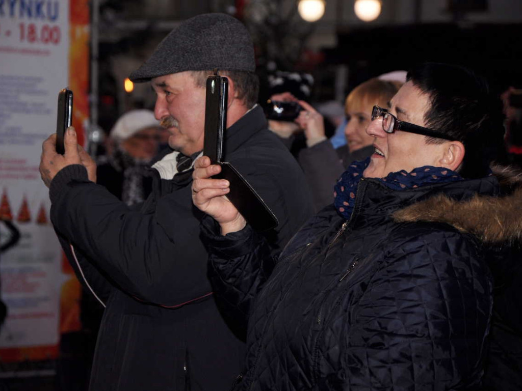 Wigilia na Rynku w Trzebini