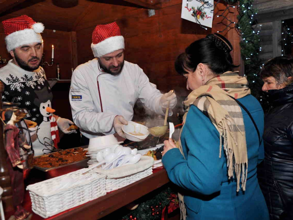 Wigilia na Rynku w Trzebini